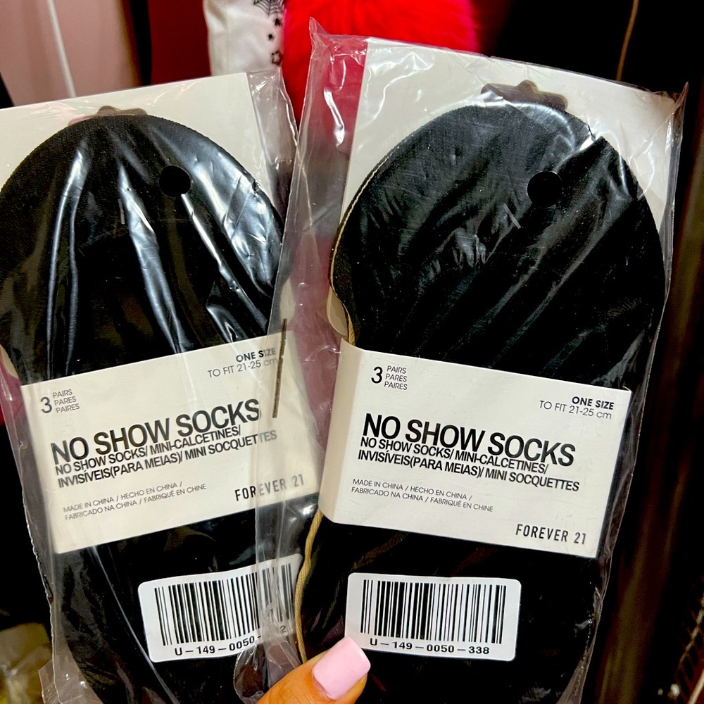 No show socks new 2 packs x 3 pairs each pack